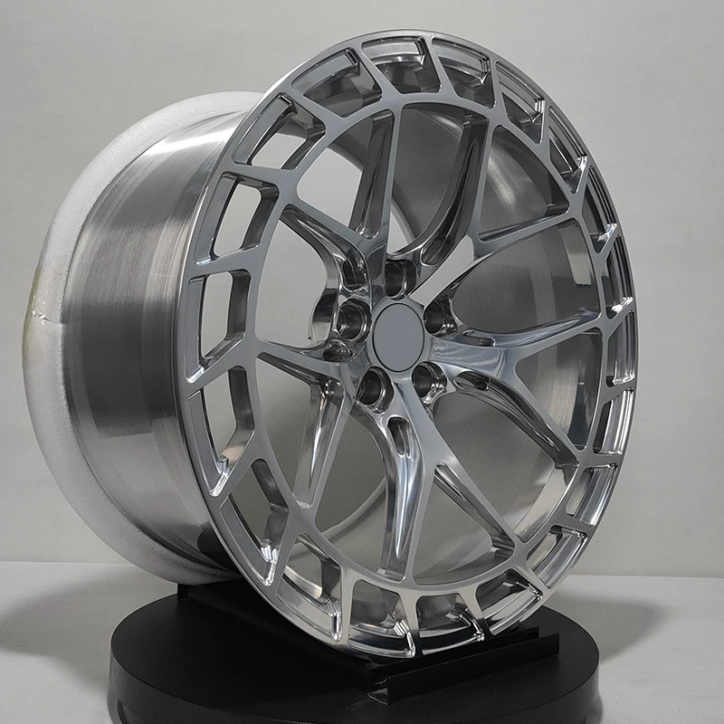 Wholesale New Polished 6061-T6 Forged Aluminum Alloy Rims for 2017 M5 Luxury Racing High Performance Mesh Design Wheels 5-Year