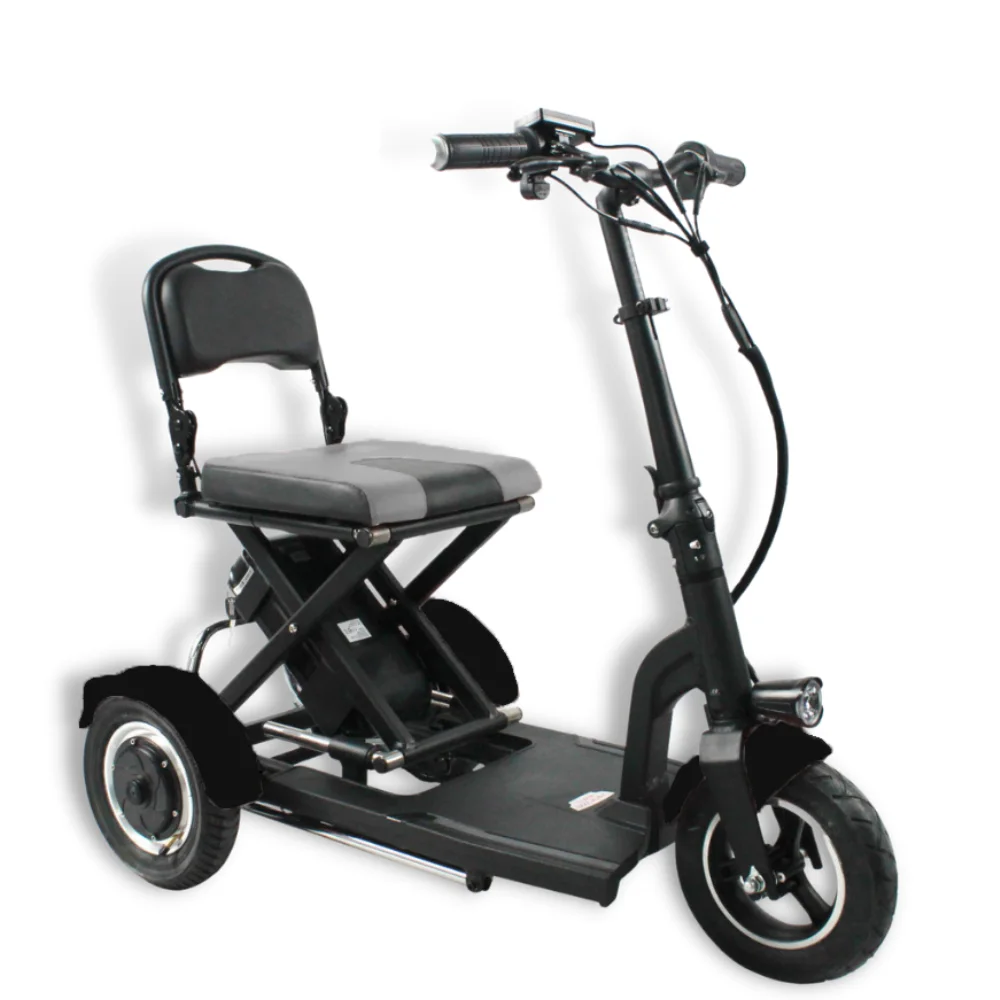 Adult 3-Wheel Power Electric Mobility Scooter 500W Lithium Battery Single Seat for Elderly Use