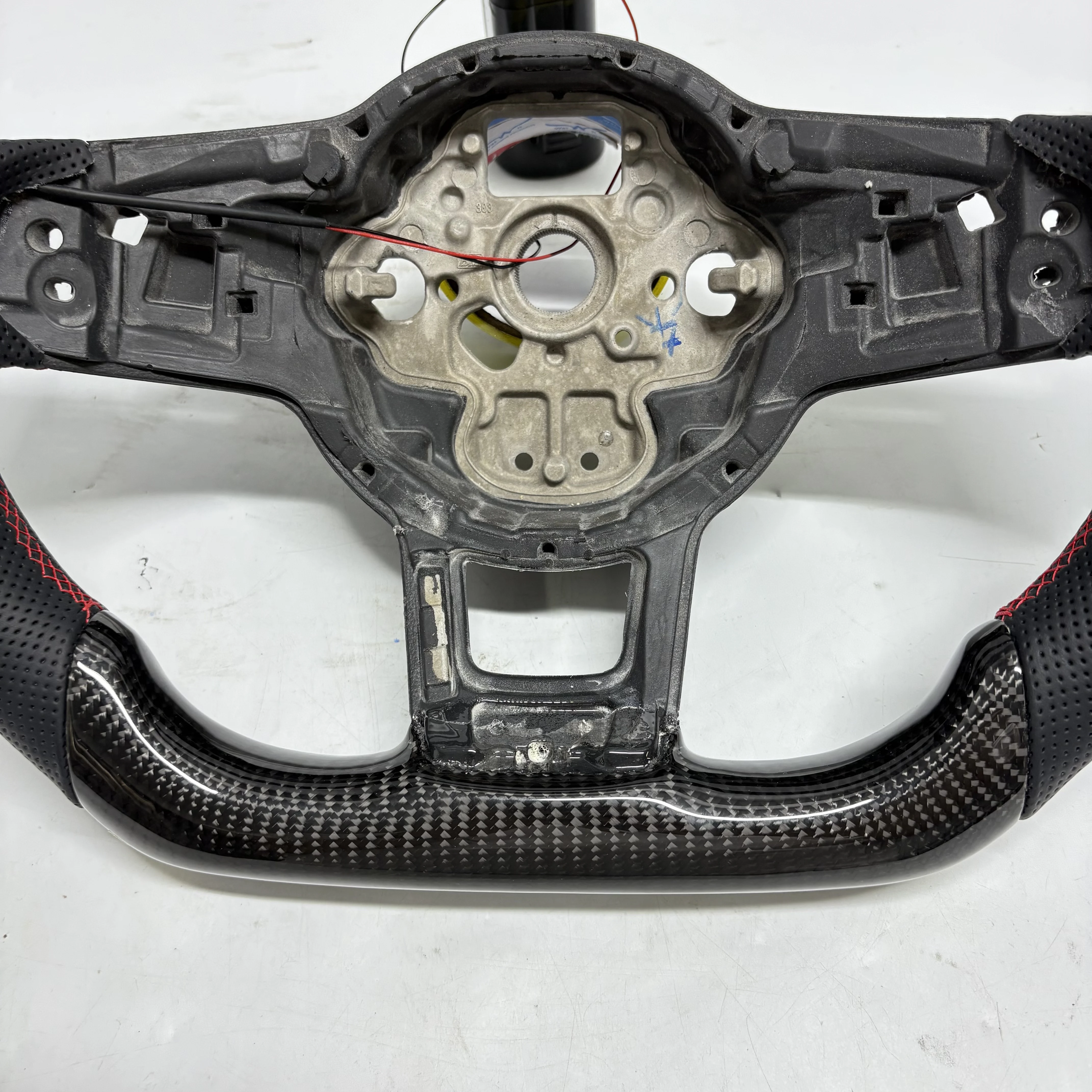 Carbon Fiber VW/Volkswagen MK7 LED Steering Wheel for Polo GTI R GTD GTE Golf 7 7.5 Passat CC R-Line Arteon Jetta