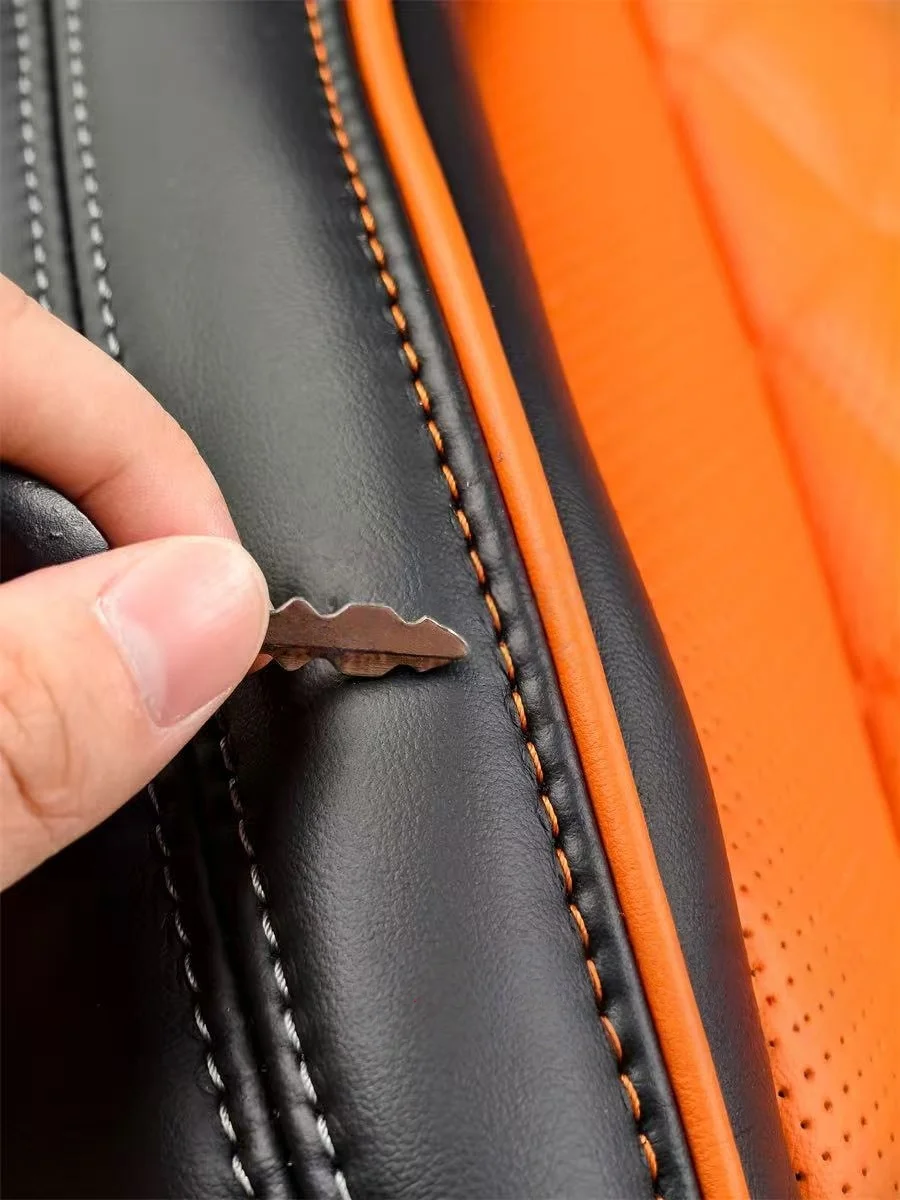 Black and Red Diamond Pattern Full Set Leather Seat Cover for Benz G Class W463 W464 W465 Interior Kits Popular Style for G55