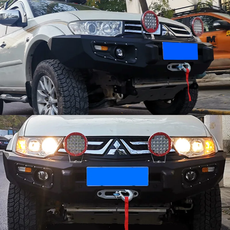 Offroad 2019- PAJERO Sport Front Bumper Steel Powder Coated Anti-Collision Bar