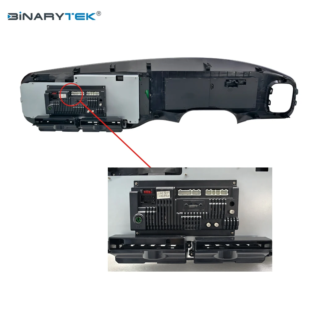 24'' Dual Screen Android Car DVD Player Digital Instrument Cluster for Dod-ge Challenger Hellcat & Charger 2013-2025 Dashboard