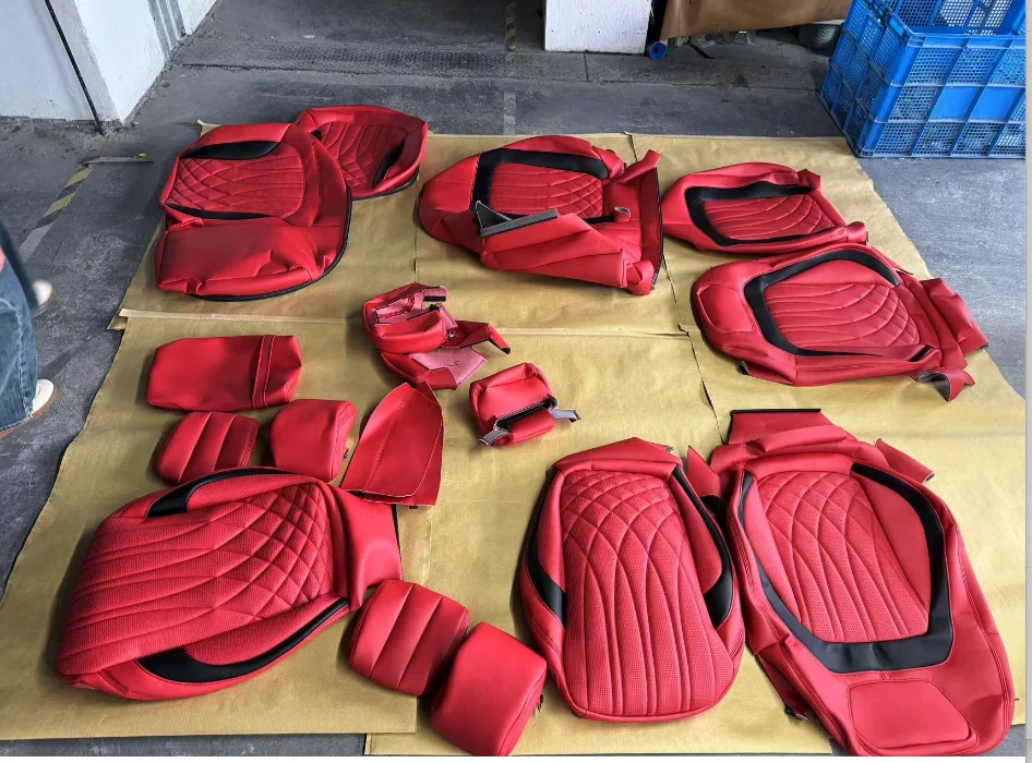 Luxury Nappa Leather Seat Cover for G Class Cars Perfect Fit for Gwagon G350 G500 G63 W463 W464 Land Cruiser Golf Passat CC A7