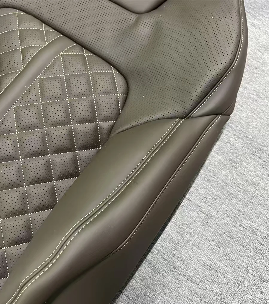 Customized Leather Car Seat Cover Luxury Waterproof NAPPA Car Seat Cover for BMW, Mercedes, Tesla, Lexus Cover Seat