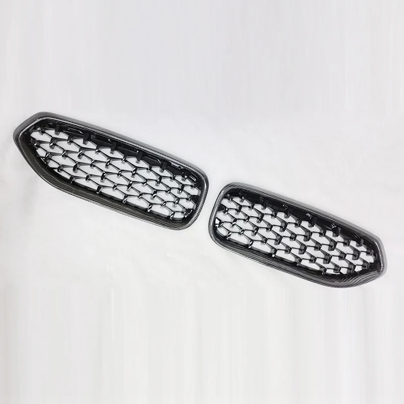 G29 Carbon Fiber Diamond Grill Glossy Black Diamond Style Carbon Front Bumper Grille for BMW Z4 G29 Coupe 2019-2022