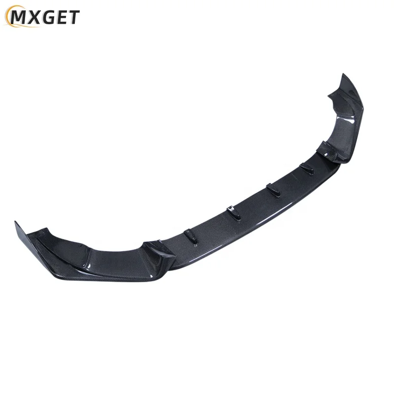 High Quality AE Style Carbon Fibre Body Kit Front Bumper Lip Splitter for BMW X3M F97 X4M F98 2019-2021