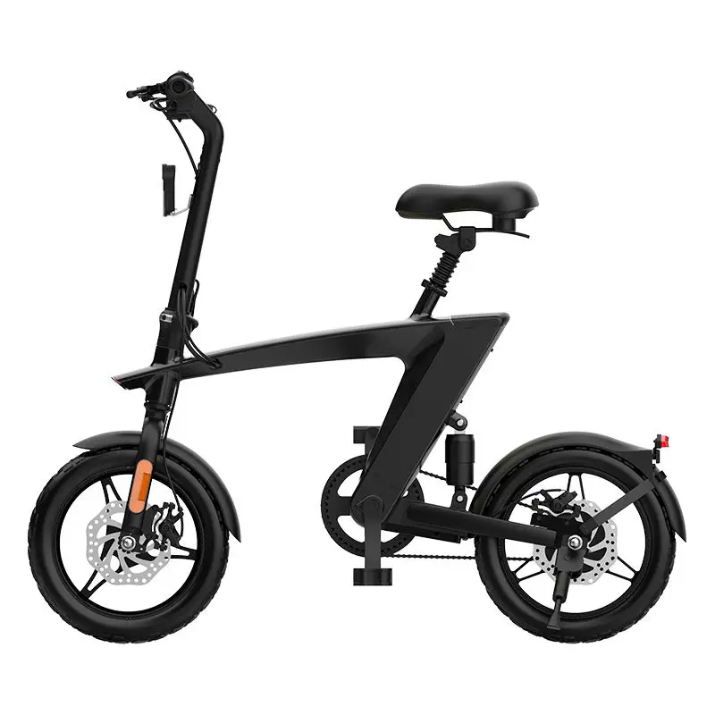 Wholesale Flying Fish 14" Aluminum Alloy 48V 500W 3-Speed Electric Folding E-Bike with Lithium Battery