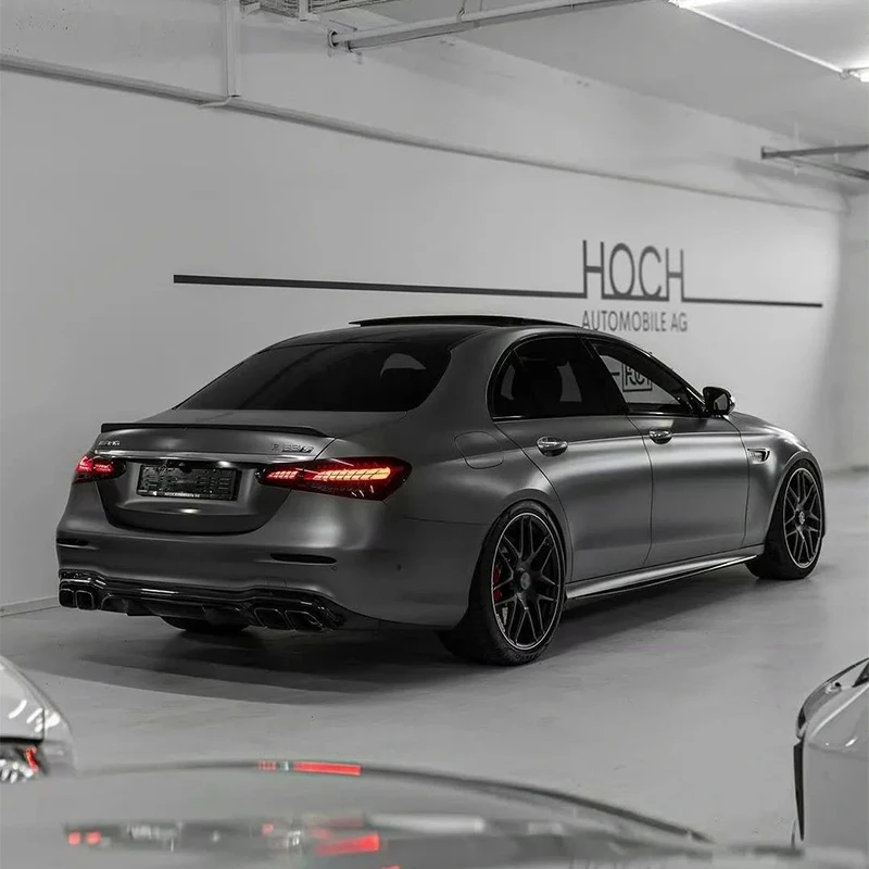 For 2016-2023 Mercedes-Benz E-Class Body Kit W213 Upgrade E63 AMG Front and Rear Bumper Grille Spoiler From Old to New