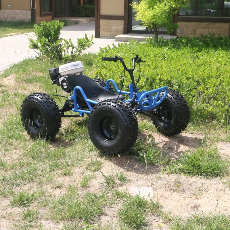 212cc Off Road Go Kart Racing with 10 Inch Tires All Terrain 8 Wheel UTV Beach Mountain Drift Adult Dune Kart Utility Vehicle