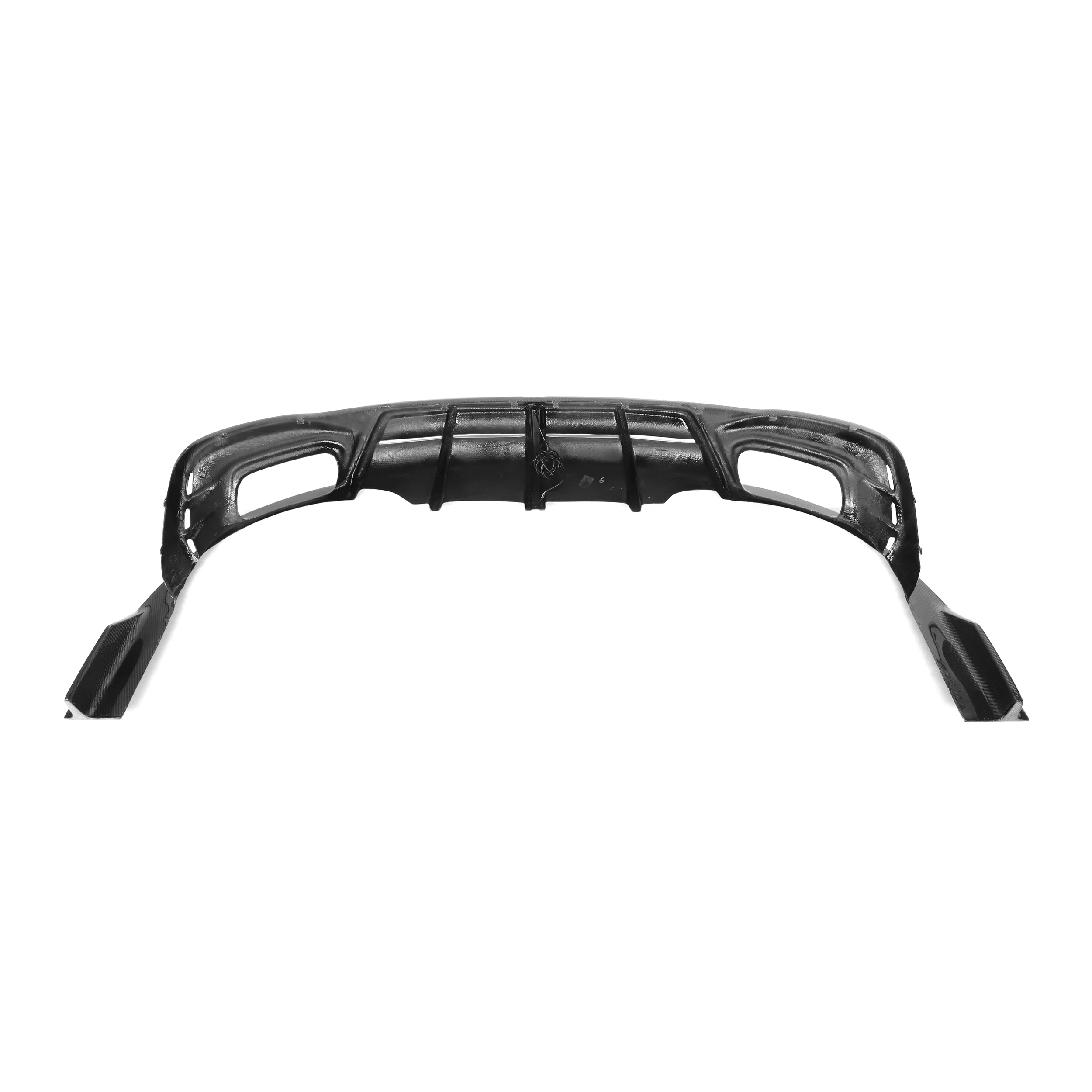 Real Carbon Fiber Rear Bumper Diffuser With LED Light for Audi A4 S4 B10  Sline 2021-2024 a Style Auto Upgrade Door