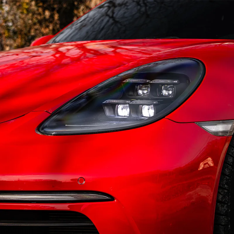 Car Head Lights 2016-2023 982 Headlight Upgrade to 2025 Pdls Style Led Headlights for Porsche 718 Boxster Cayman