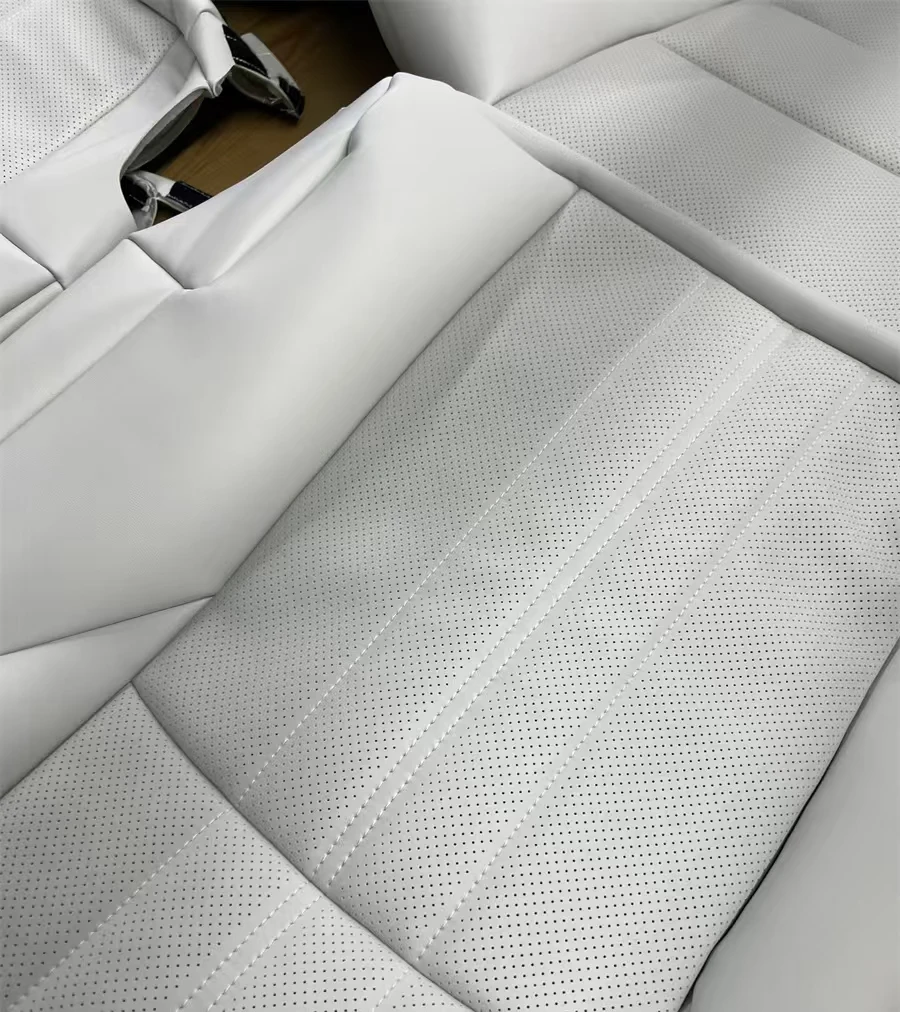 Factory Wholesale for Toyota Coolooze High-Grade Nappa Leather Custom Seat Covers E Class 7 Series Land Cruiser Golf Passat CC