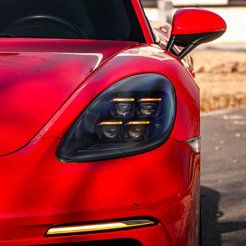 Car Head Lights 2016-2023 982 Headlight Upgrade to 2025 Pdls Style Led Headlights for Porsche 718 Boxster Cayman