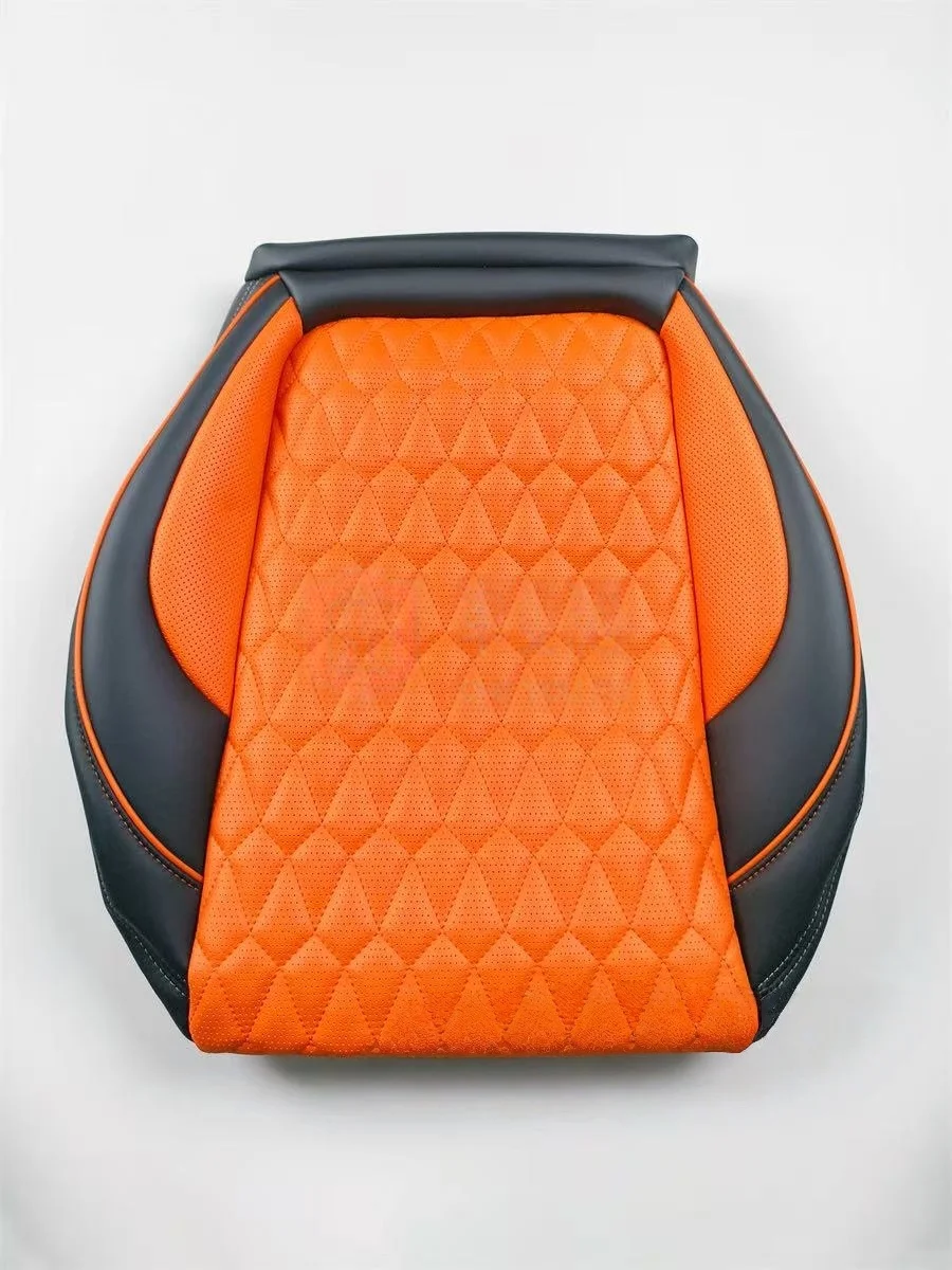 Black and Red Diamond Pattern Full Set Leather Seat Cover for Benz G Class W463 W464 W465 Interior Kits Popular Style for G55