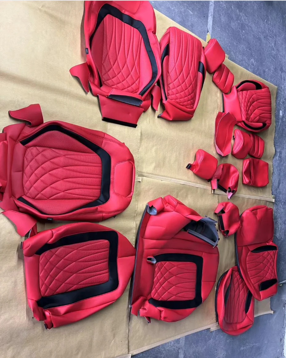 Luxury Nappa Leather Seat Cover for G Class Cars Perfect Fit for Gwagon G350 G500 G63 W463 W464 Land Cruiser Golf Passat CC A7