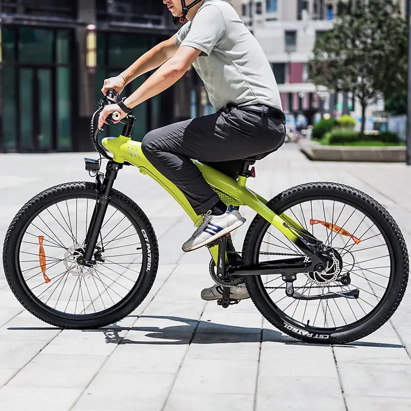 48V 750W Lithium Aluminum Alloy Smart Folding Electric City Bike IPX4 Waterproof 100kg Load Capacity 90-100km Range for Adults