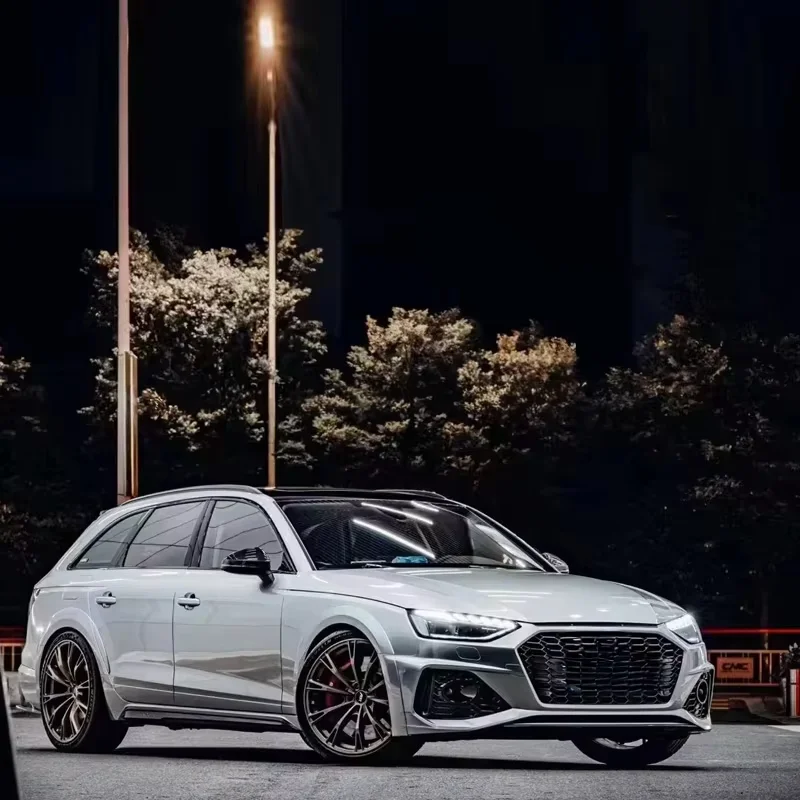 Car Allroad A4 S4 B9.5 Front Bumpers Body Kit RS4 Style Front Bumper Assembly for Audi A4 S4 Allroad 2020-2024 B9.5 RS4 Style
