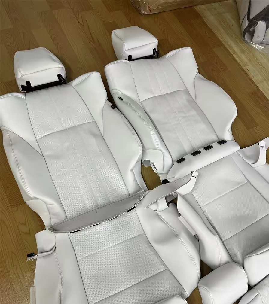 Factory Wholesale for Toyota Coolooze High-Grade Nappa Leather Custom Seat Covers E Class 7 Series Land Cruiser Golf Passat CC