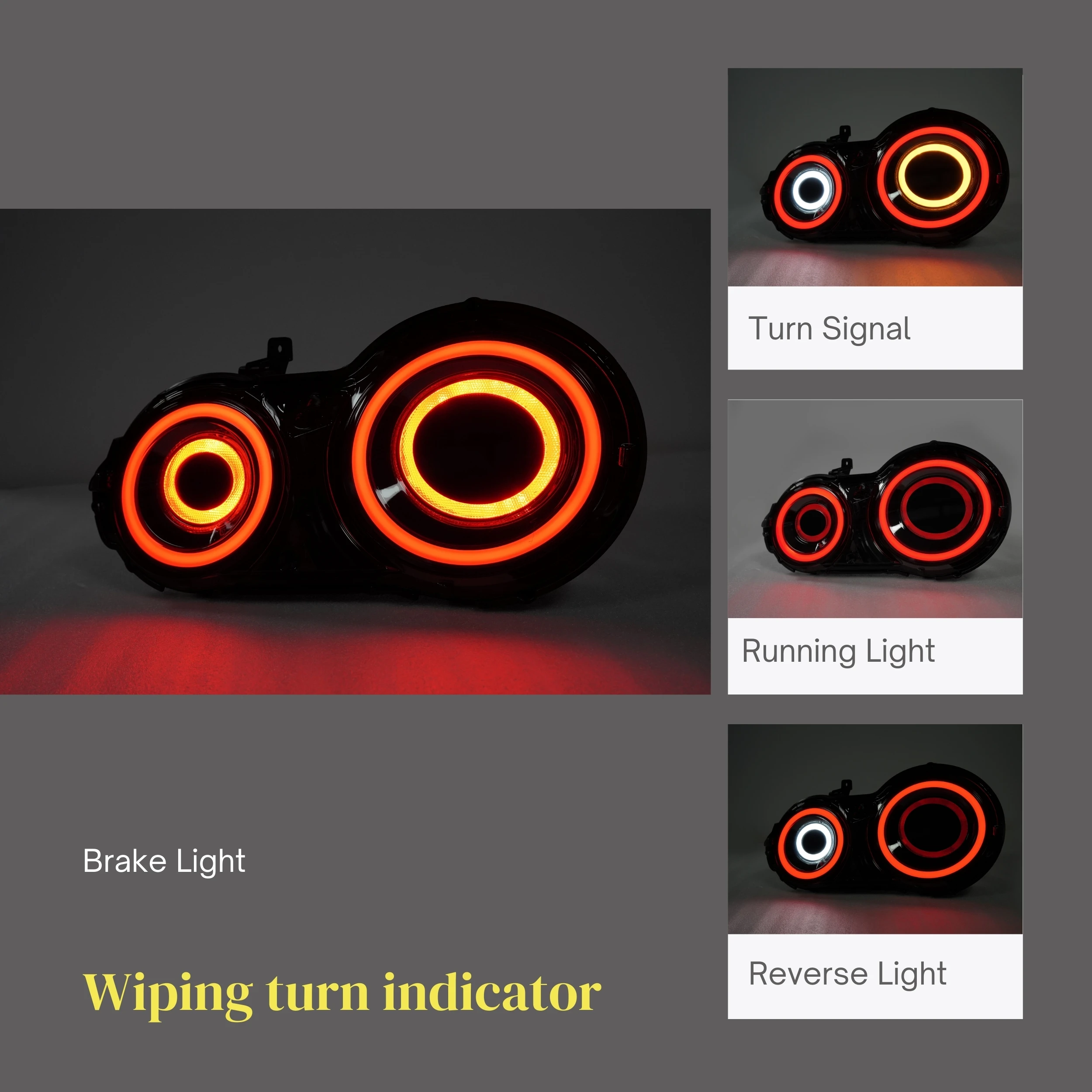 New Red 100W 8000K 8000 Lumens 12V LED Tail Light Left/Right Side for R35 GT-R 2008-2019 1 Year Warranty