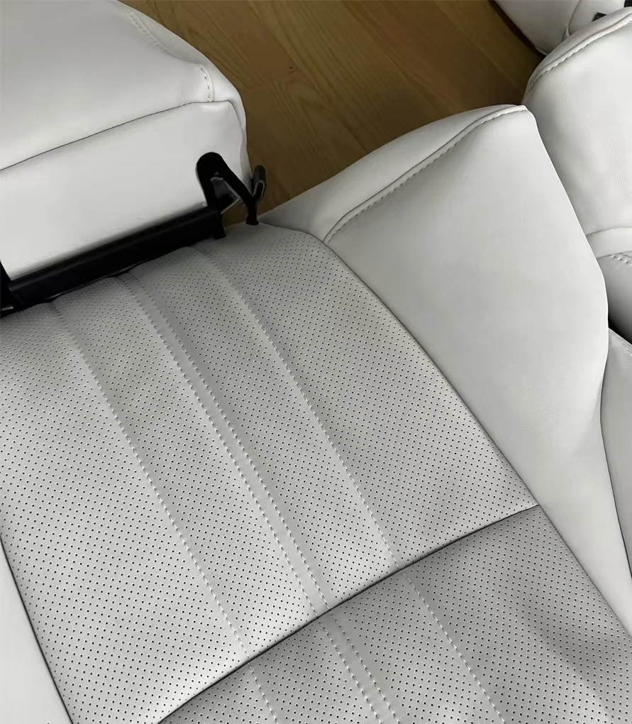 Factory Wholesale for Toyota Coolooze High-Grade Nappa Leather Custom Seat Covers E Class 7 Series Land Cruiser Golf Passat CC