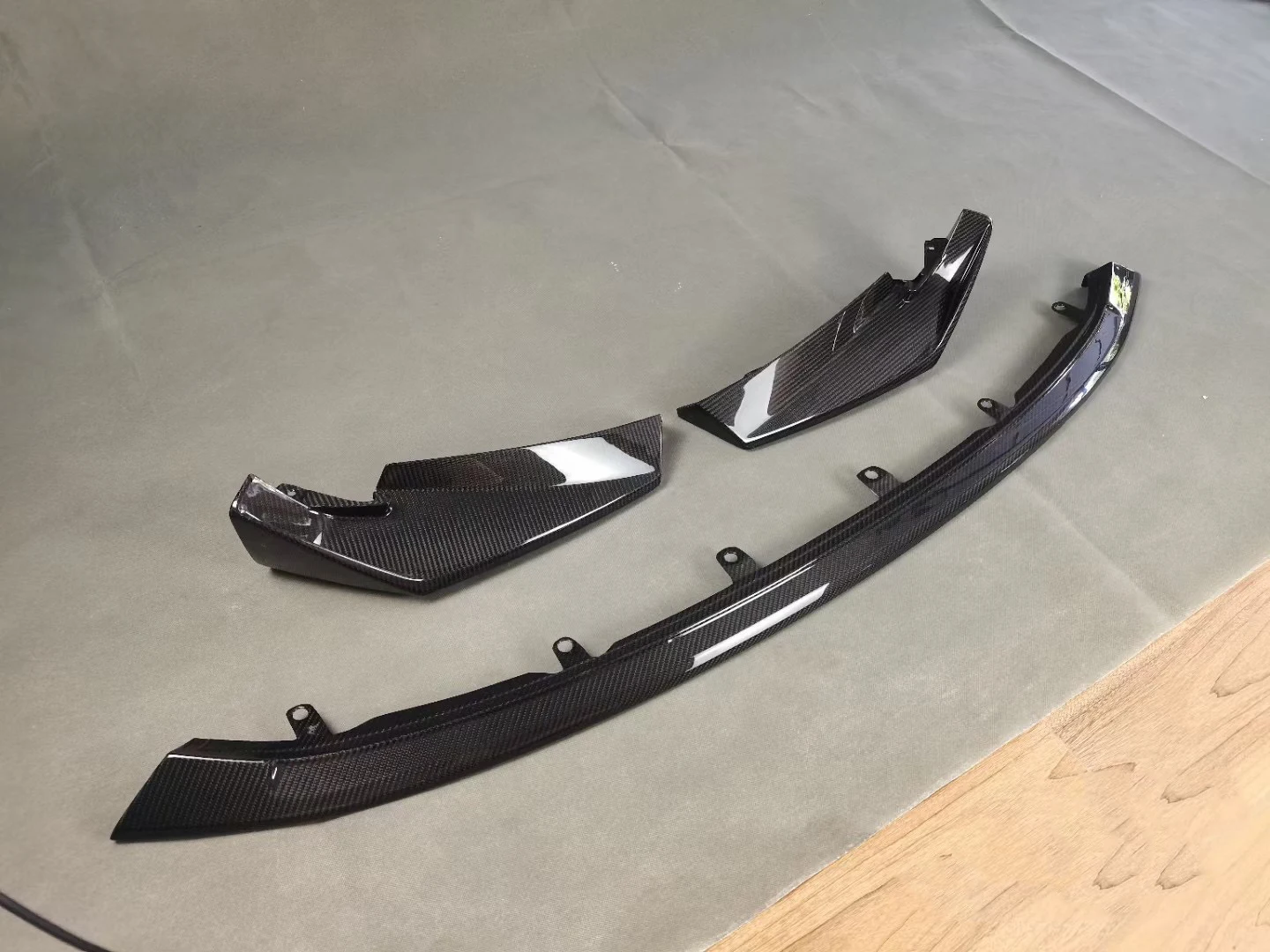 CSL Style G80 G82 Carbon Fiber Front Bumper Splitter Lip for BMW M3 M4 Front Spoiler 2021+