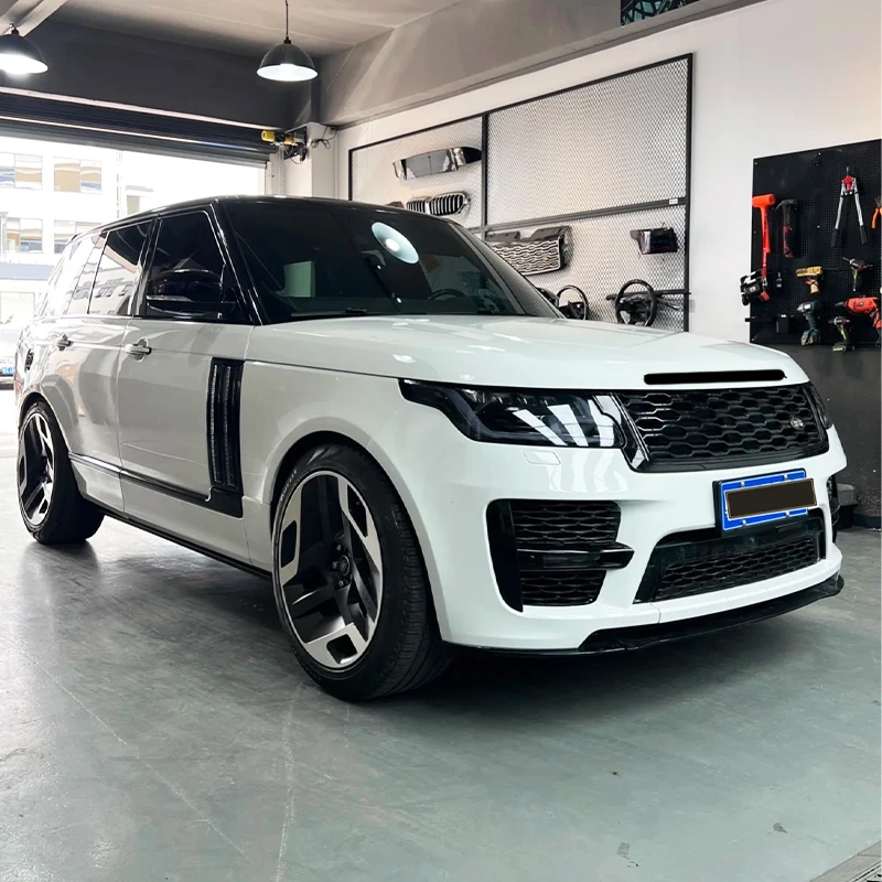 2013-2017 Upgrade 2018-2022 Front Bumper Rear Bumper Headlights Taillights Body Kit for Range Rover Executive Upgrade SVO