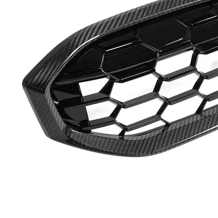 2023+ for BMW 3 Series G20 G28 LCI High-Performance Automotive Glossy Black Carbon Fiber Car Grille Honeycomb Design New Conditi