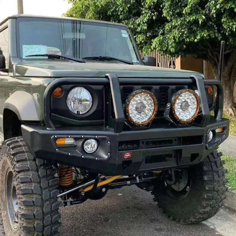  4WD 4X4 Offroad Auto Car Accessories Steel Bumper Kits Front Bull Bar for Suzuki Jimny 2018-Later JB64 JB74
