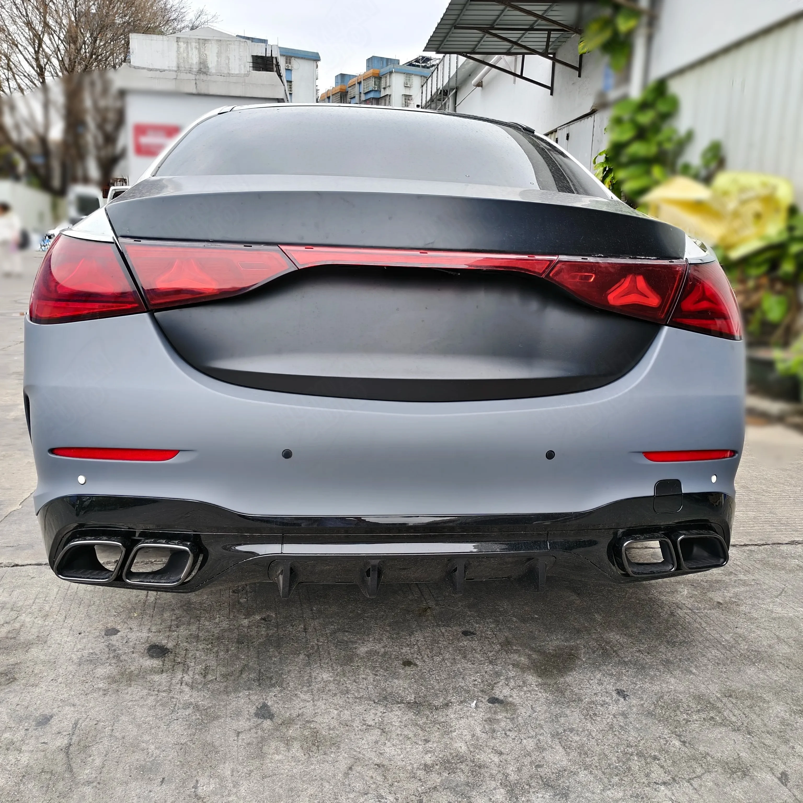 Auto Modification Conversion Old to New Body Kit for Mercedes-Benz C-Class W205 2015-2021 Upgrade to 2025 W206 C63 AMG Assembly