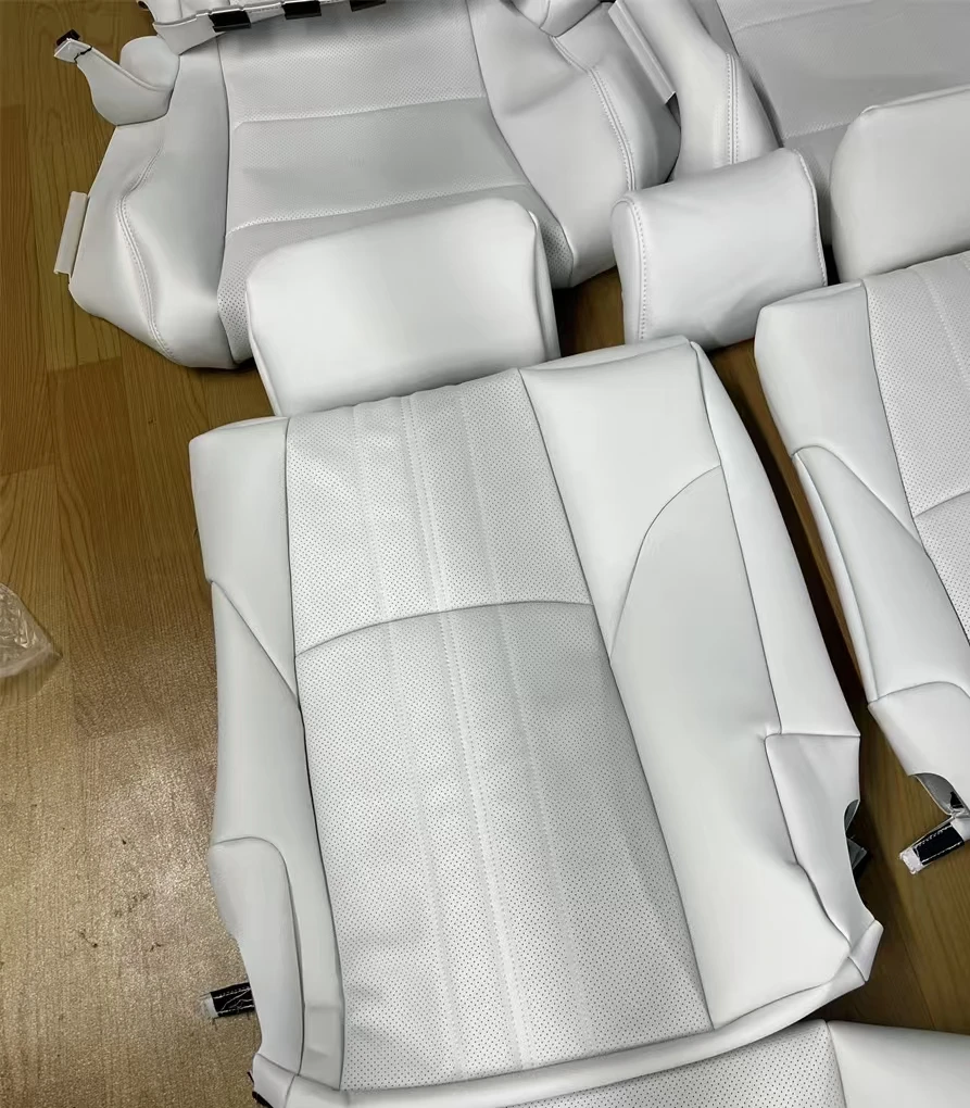 Factory Wholesale for Toyota Coolooze High-Grade Nappa Leather Custom Seat Covers E Class 7 Series Land Cruiser Golf Passat CC