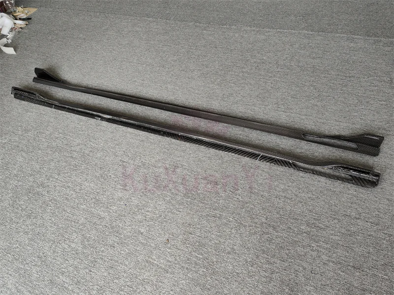 For 2019+ BMW 3 Series G20 G28 Sedan High-quality Carbon Fiber T-style Side Skirt Body Kit Outer Bumper