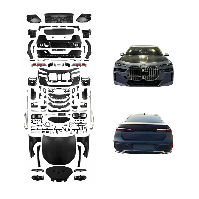2023 G70 M Sport Body Kit for BMW 7 Series 2009-2015 F02 New Condition Front Bumper Fog Light Cut-Outs Rear Modification Upgrade