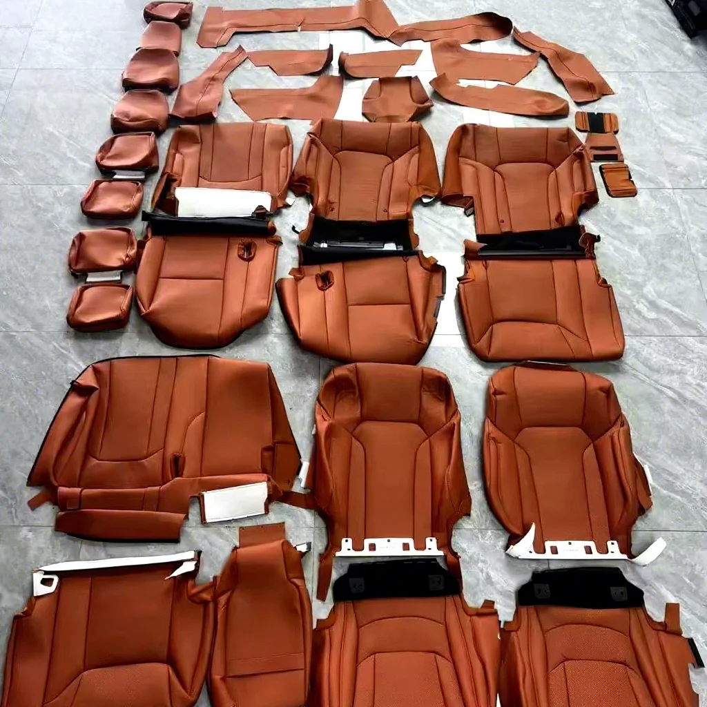2025 Latest S Class Luxury Interior Full Leather Seat Cover Custom Fit and Whole Car Leather Upgrade Kit