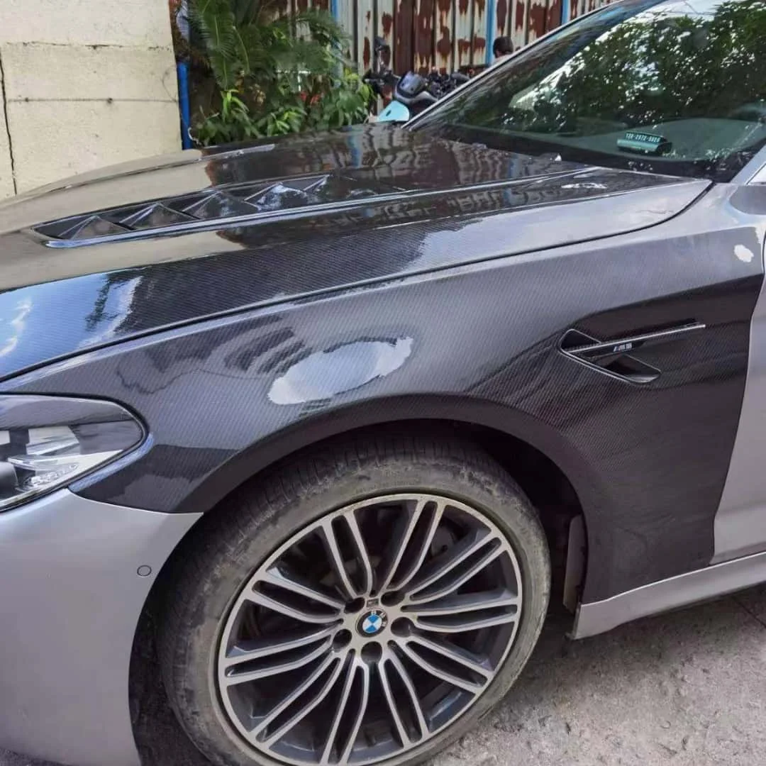 Real Carbon Fiber Front Fender for BMW 5 Series G30 G38 Side Fender Upgrade Kits for Bmw Mud Guards 2018-2023