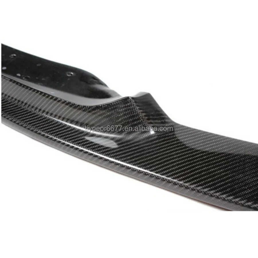TIYPEOR Carbon Fiber Front Lip for F30 BMW 3 Series Entry Luxury Design Easy Installation Front Lip Splitter