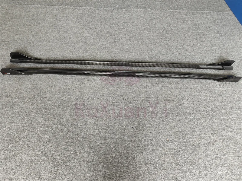 For 2019+ BMW 3 Series G20 G28 Sedan High-quality Carbon Fiber T-style Side Skirt Body Kit Outer Bumper
