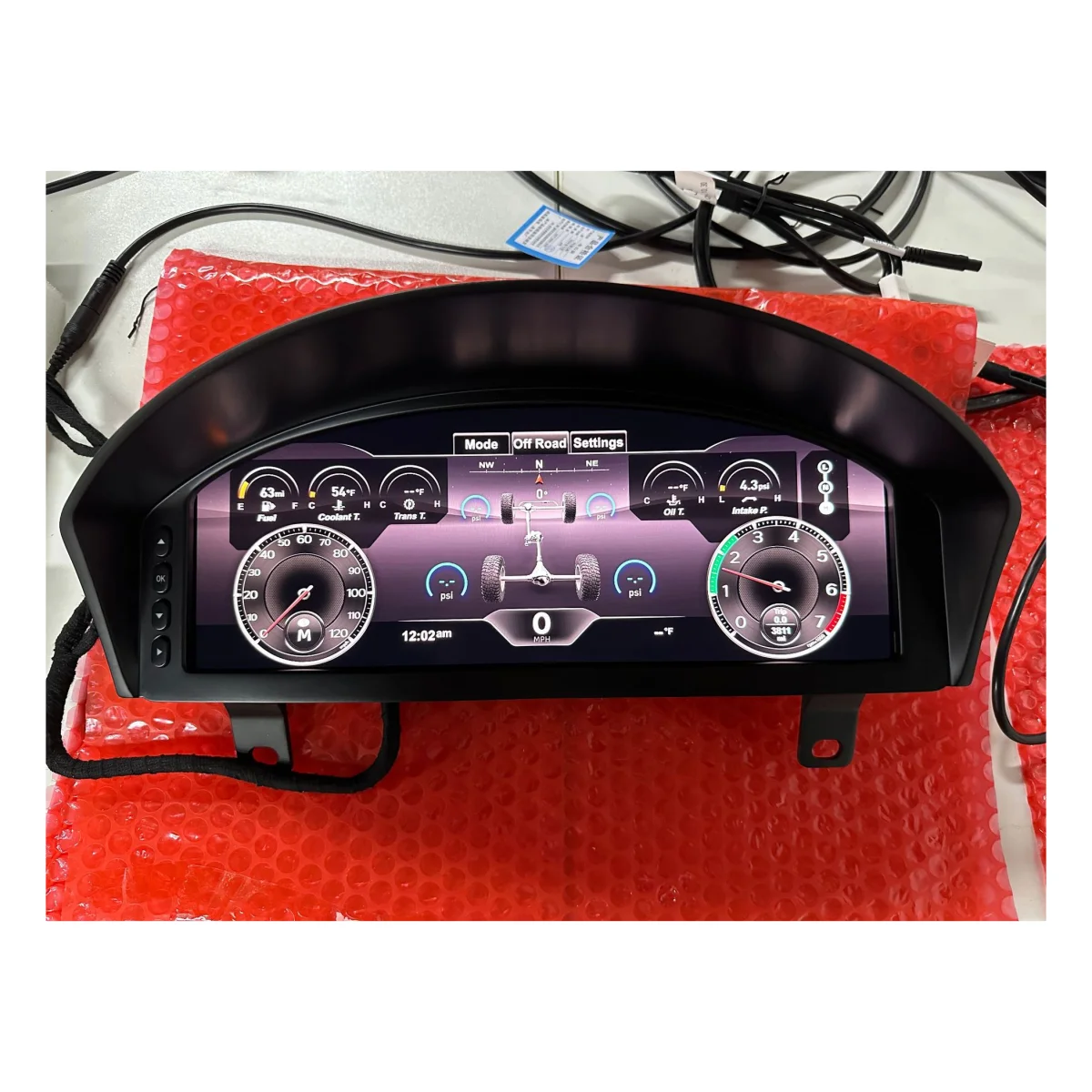 DOS Car Odometer for Land Rover Defender 2012-2016 Digital Cluster LCD Digital Dashboard Panel
