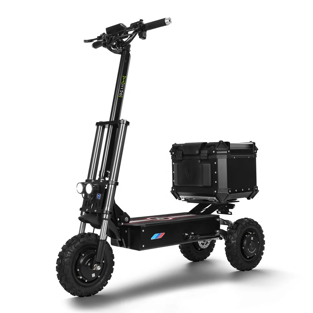 3 Wheel Big Power Monster 3600W Dual Motor Three Motor Off Road Adult Electric Scooter With Tail Box