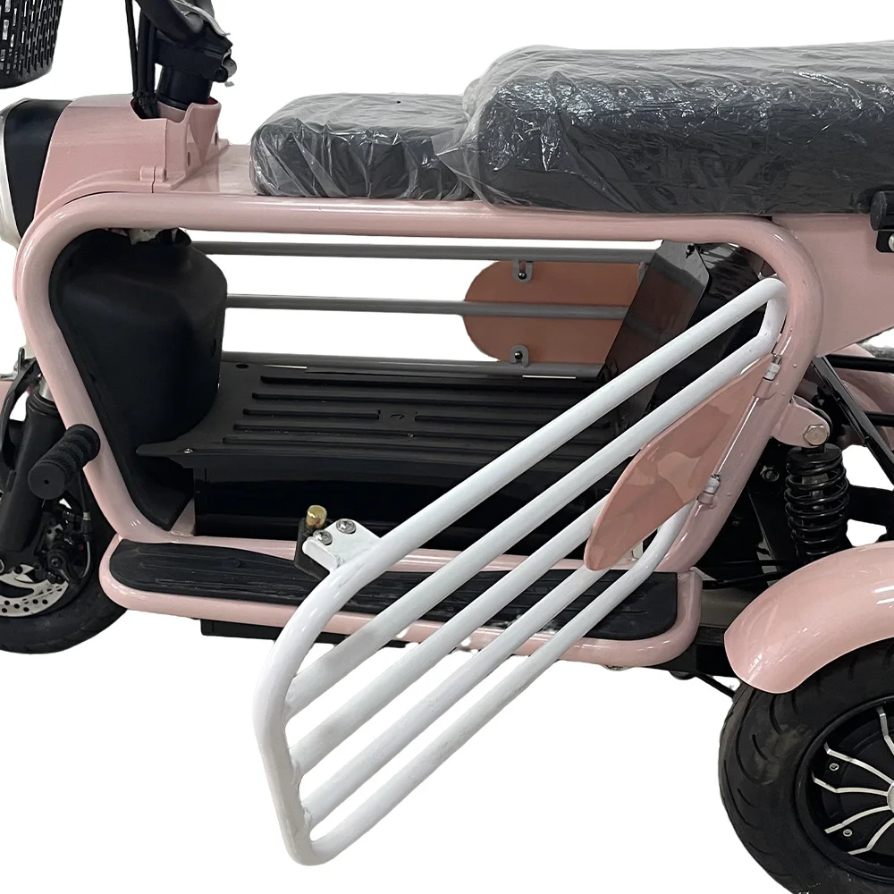 Holladay Small Electric Tricycles Adult Parent-child Electric City Scooter Bicycles Urban Mini Pet Scooters for Walking Dogs