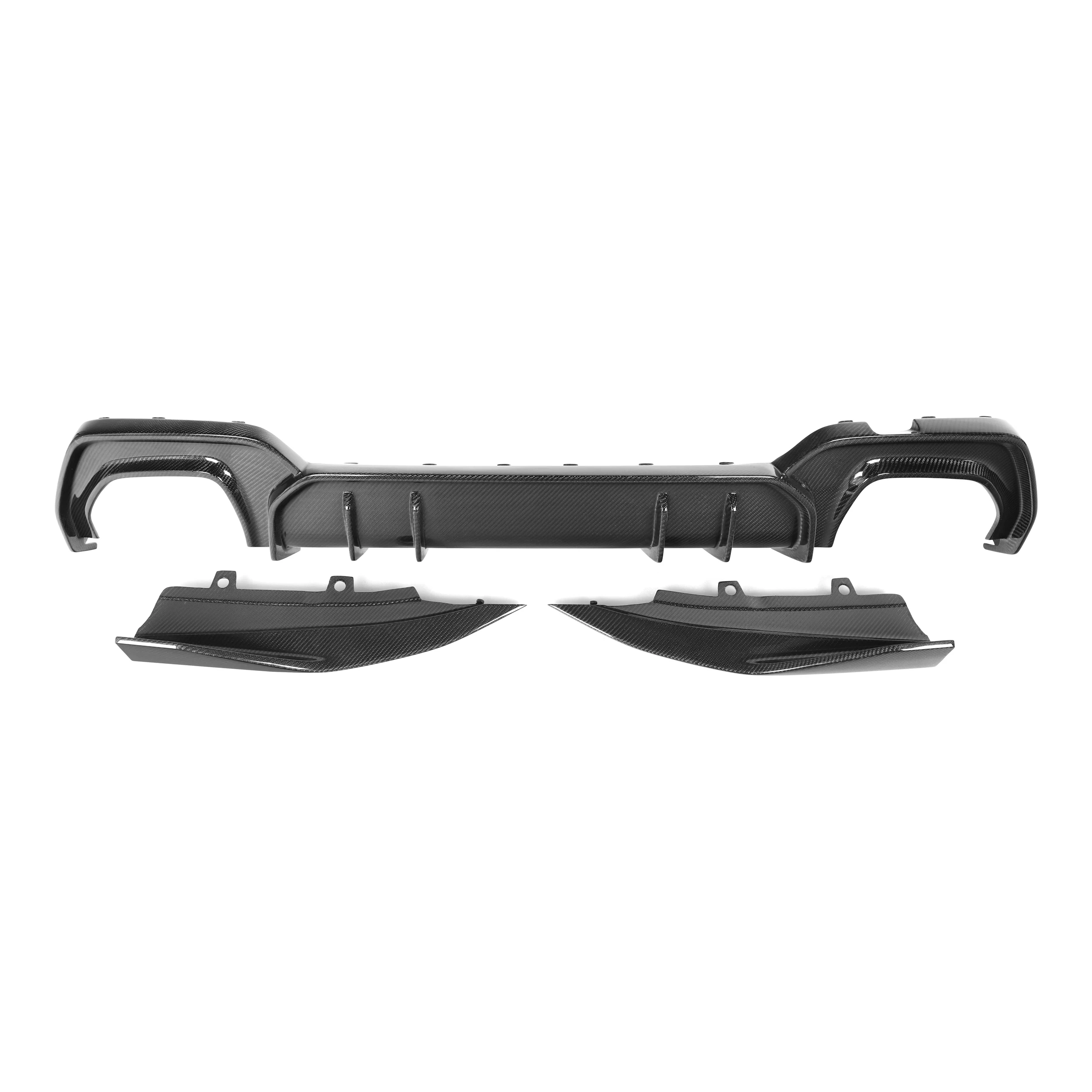 Real Carbon Fiber Rear Diffuser Splitters AO Style for BMW 3 Series G20 330i M340i Pre Lci 2019-2021 G20 Diffuser