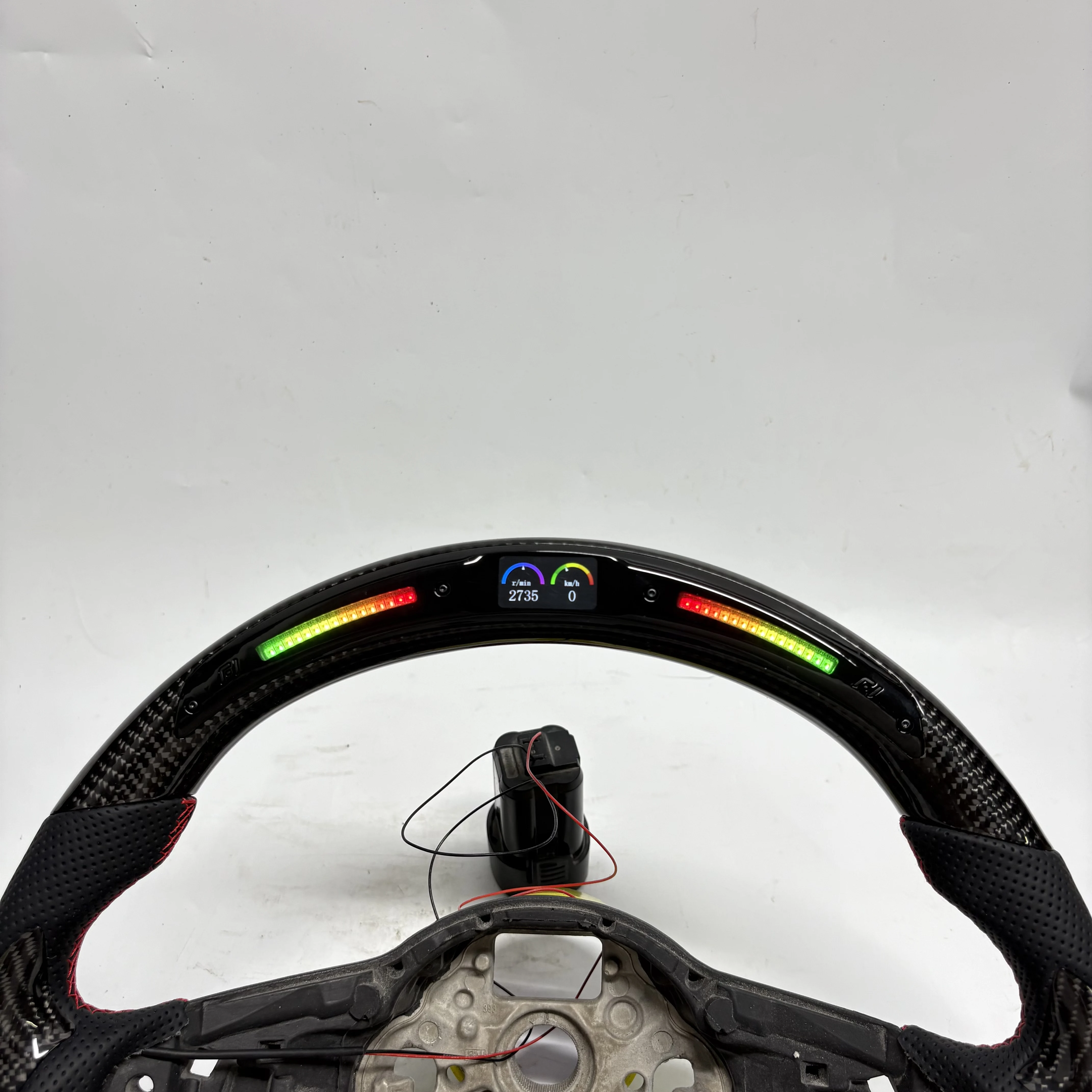 Carbon Fiber VW/Volkswagen MK7 LED Steering Wheel for Polo GTI R GTD GTE Golf 7 7.5 Passat CC R-Line Arteon Jetta