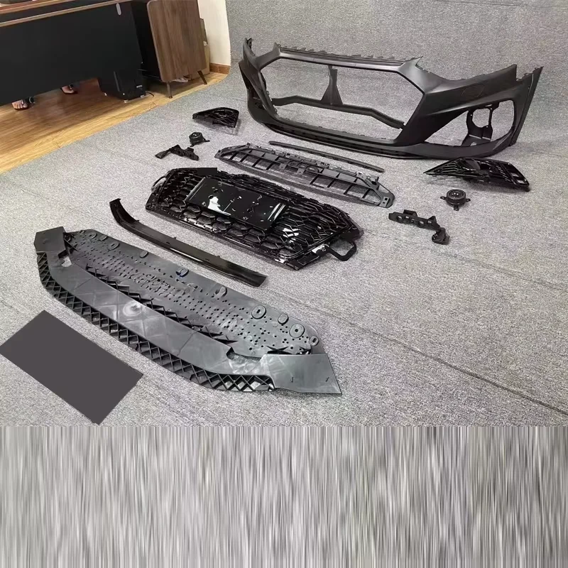 Car Allroad A4 S4 B9.5 Front Bumpers Body Kit RS4 Style Front Bumper Assembly for Audi A4 S4 Allroad 2020-2024 B9.5 RS4 Style