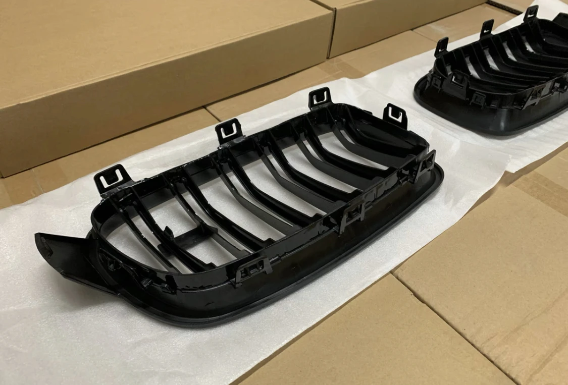 Carbon Fibre F30 Grilles for BMW 3 Series F30 Upgrade Bright Black Matte Black Water Transfer Full Star M Color F30 Front Grille