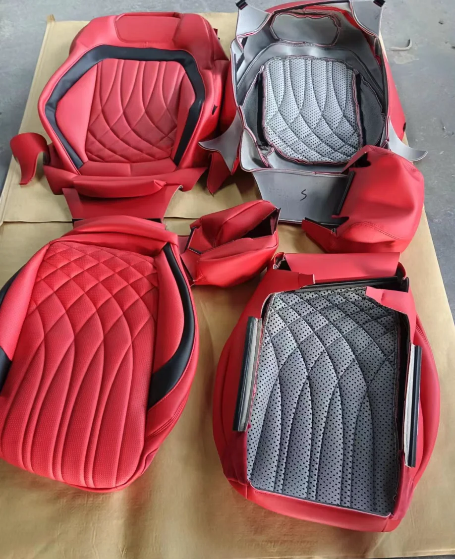 Luxury Nappa Leather Seat Cover for G Class Cars Perfect Fit for Gwagon G350 G500 G63 W463 W464 Land Cruiser Golf Passat CC A7