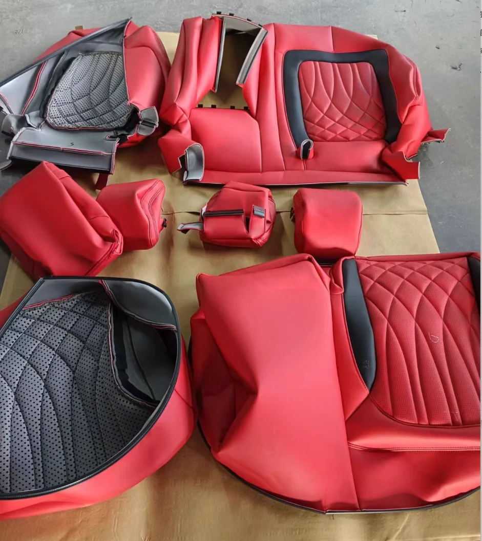 Luxury Nappa Leather Seat Cover for G Class Cars Perfect Fit for Gwagon G350 G500 G63 W463 W464 Land Cruiser Golf Passat CC A7
