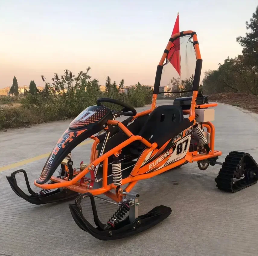 QIQU Versatile Snow Vehicle 3-Speed + Reverse Gear Multi-Function Electric Snowmobile