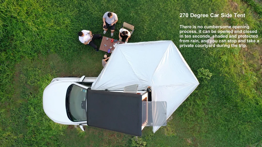 New 2-Person Auto Folding Rooftop Tent Aluminum Roof Hard Shell Car Tent Outdoor Camping Top Shell Sale
