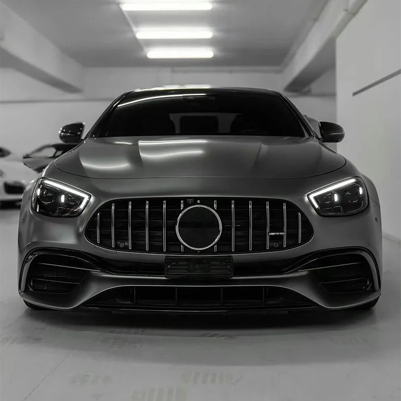 For 2016-2023 Mercedes-Benz E-Class Body Kit W213 Upgrade E63 AMG Front and Rear Bumper Grille Spoiler From Old to New