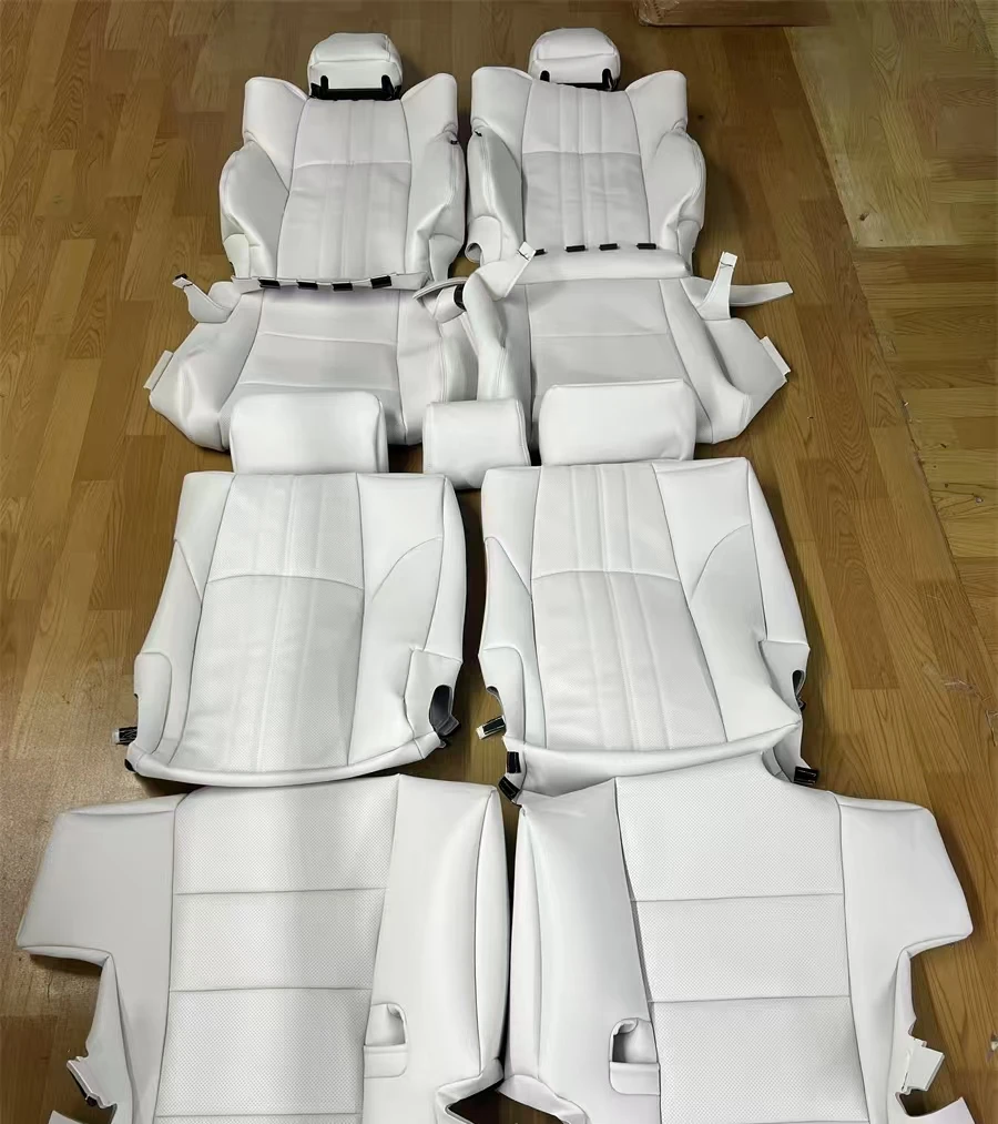 Factory Wholesale for Toyota Coolooze High-Grade Nappa Leather Custom Seat Covers E Class 7 Series Land Cruiser Golf Passat CC