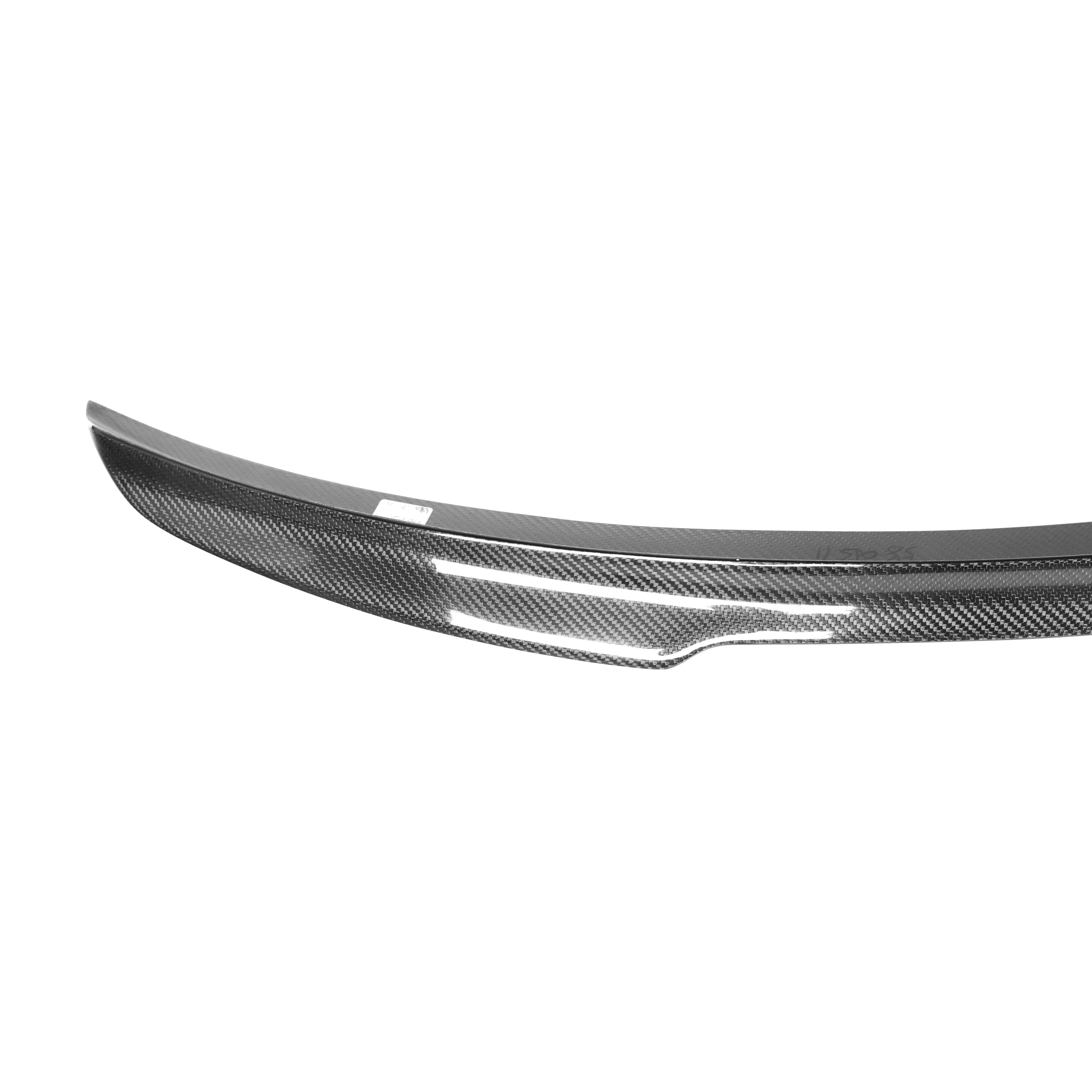 Real Carbon Fiber FD Style Glossy Black Rear Spoiler for Mercedes-Benz C Class W206 4 Doors 2021+ Trunk Rear Spoiler